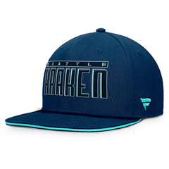 Seattle Kraken Fanatics Fundamental Gino Stack Snapback Hat -  NHL Hats