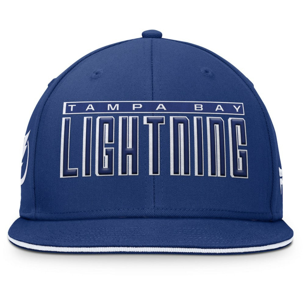 Tampa Bay Lightning Fanatics Fundamental Gino Stack Snapback Hat -  NHL Hats