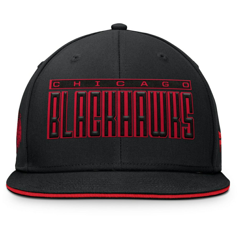 Chicago Blackhawks Fanatics Fundamental Gino Stack Snapback Hat -  NHL Hats