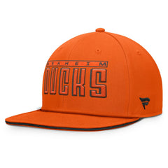 Anaheim Ducks Fanatics Fundamental Gino Stack Snapback Hat -  NHL Hats