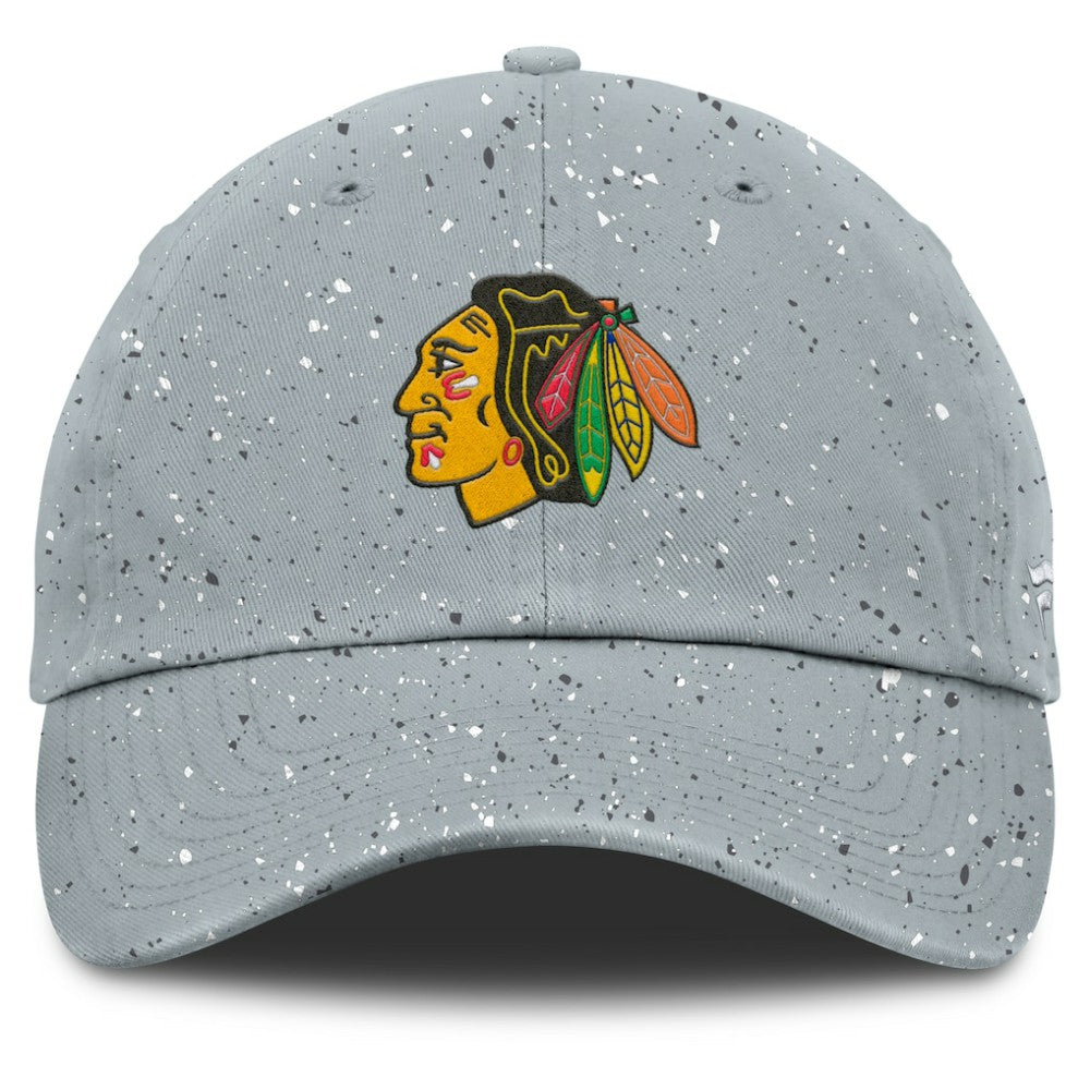 Chicago Blackhawks Fanatics Women's Heritage Snow Day Speckle Adjustable Hat -  NHL Hats