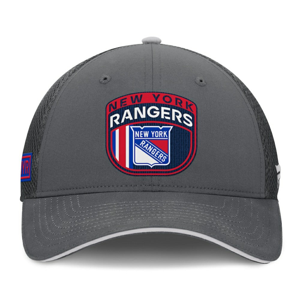 New York Rangers Fanatics Authentic Pro Home Ice Trucker Adjustable Hat -  NHL Hats