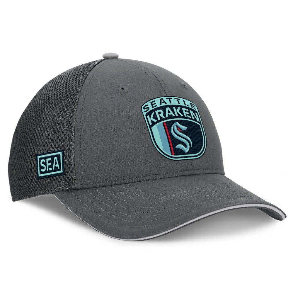 Seattle Kraken Fanatics Authentic Pro Home Ice Trucker Adjustable Hat -  NHL Hats