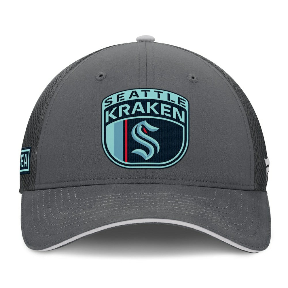 Seattle Kraken Fanatics Authentic Pro Home Ice Trucker Adjustable Hat -  NHL Hats
