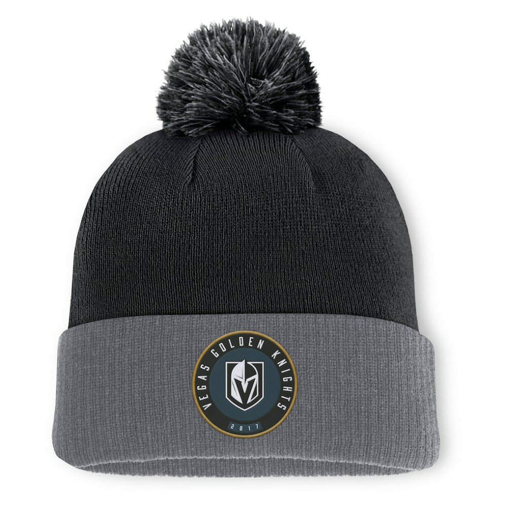 Vegas Golden Knights Fanatics Aspyn Cuffed Knit Hat with Pom -  NHL Hats