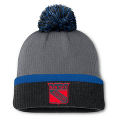 New York Rangers Fanatics Women's Cuffed Knit Hat with Pom -  NHL Hats