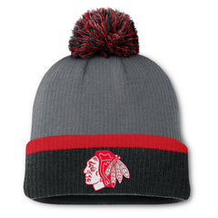 Chicago Blackhawks Fanatics Women's Cuffed Knit Hat with Pom -  NHL Hats