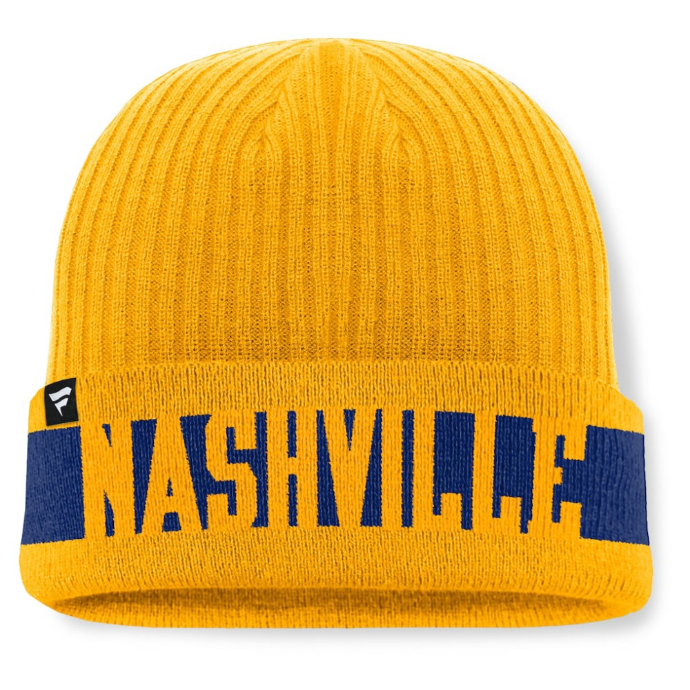 Nashville Predators Fanatics Blueliner Cuffed Knit Hat -  NHL Hats