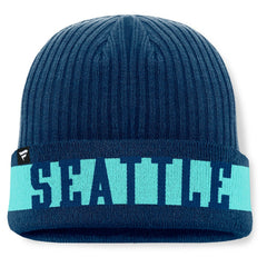 Seattle Kraken Fanatics Blueliner Cuffed Knit Hat -  NHL Hats