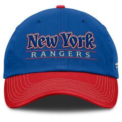 New York Rangers Fanatics Heritage Home Ice Two-Tone Adjustable Hat -  NHL Hats