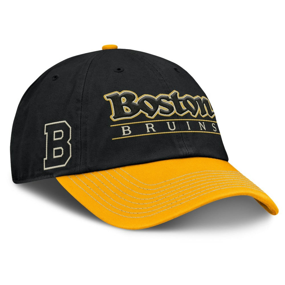 Boston Bruins Fanatics Heritage Home Ice Two-Tone Adjustable Hat -  NHL Hats