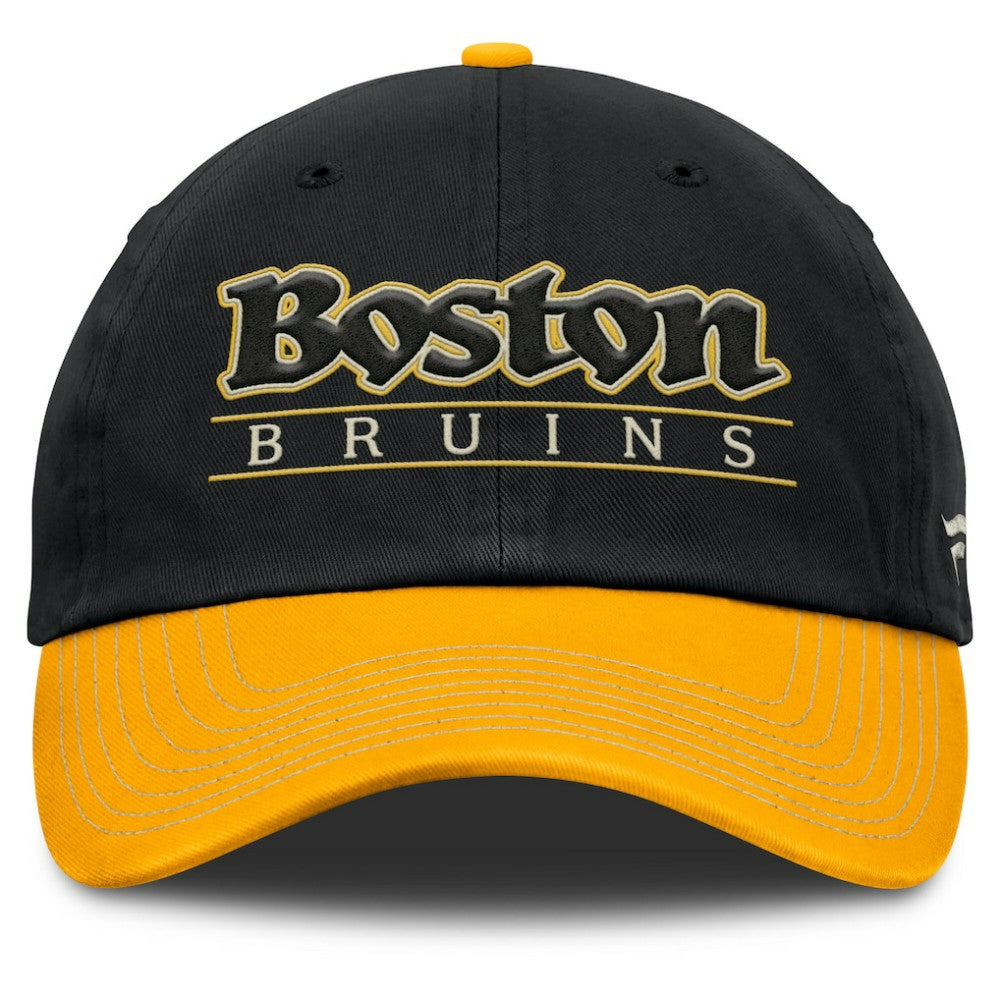 Boston Bruins Fanatics Heritage Home Ice Two-Tone Adjustable Hat -  NHL Hats