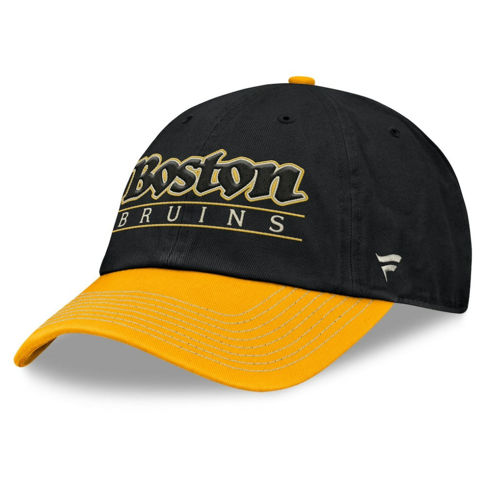 Boston Bruins Fanatics Heritage Home Ice Two-Tone Adjustable Hat -  NHL Hats