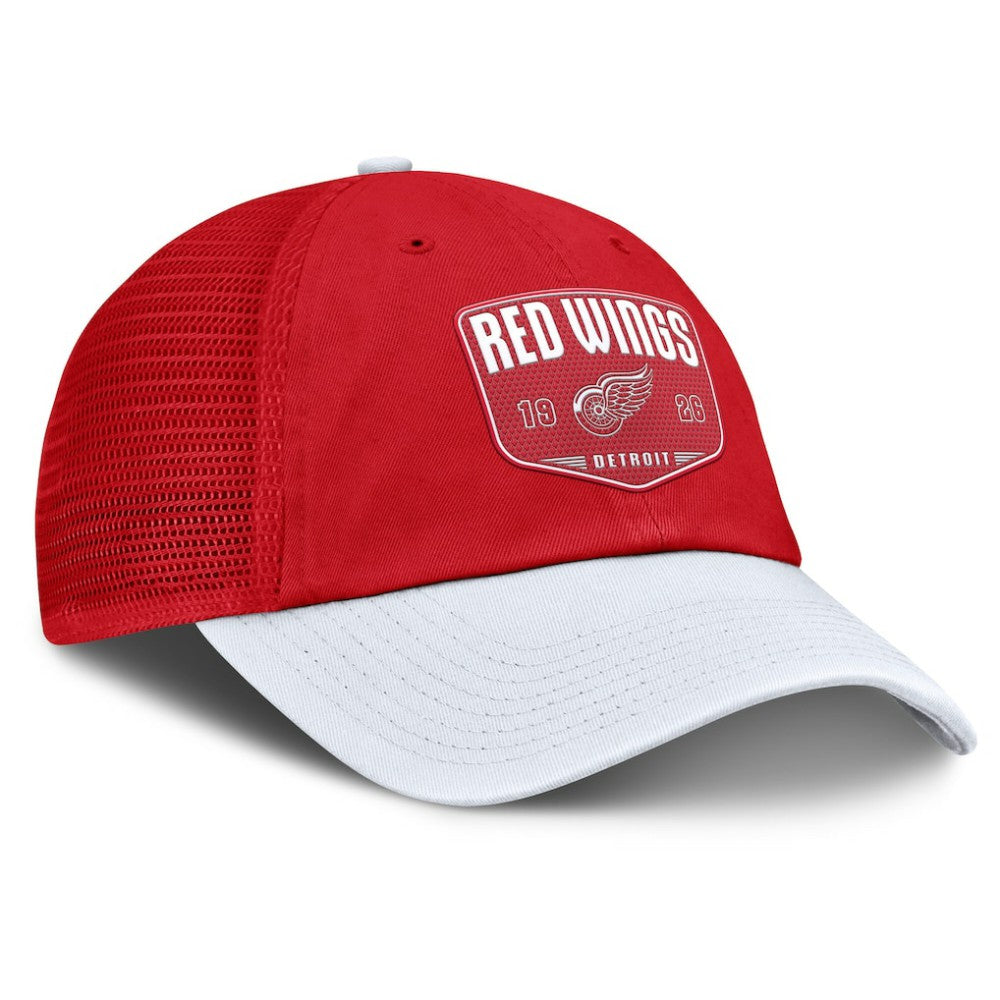 Detroit Red Wings Fanatics Fundamental One-Time Trucker Adjustable Hat -  NHL Hats