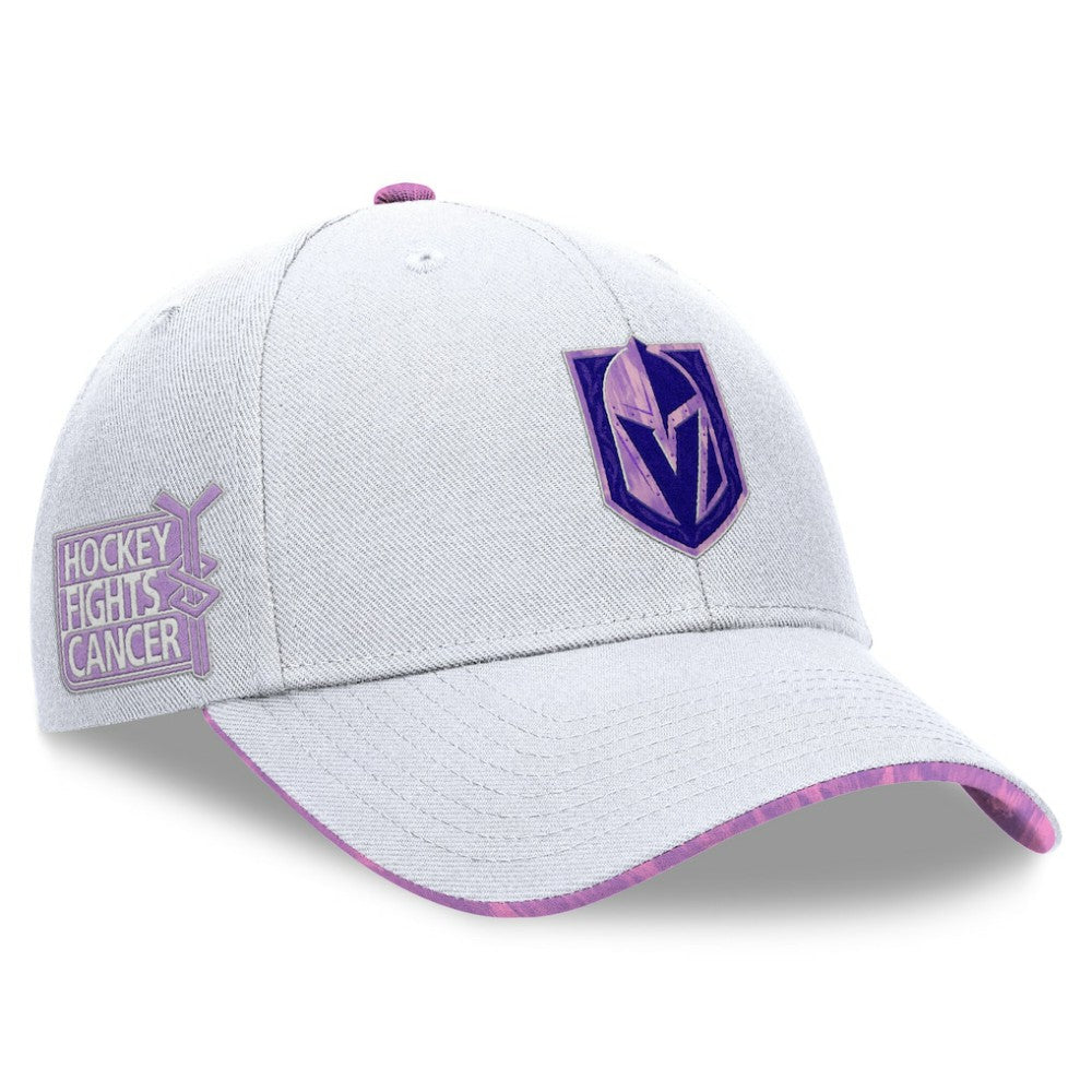 Vegas Golden Knights Fanatics Authentic Pro Hockey Fights Cancer Adjustable Hat -  NHL Hats