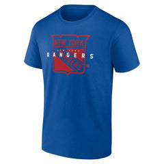 New York Rangers Logo Athletic Coordinate T-Shirt -  NHL T-shirts