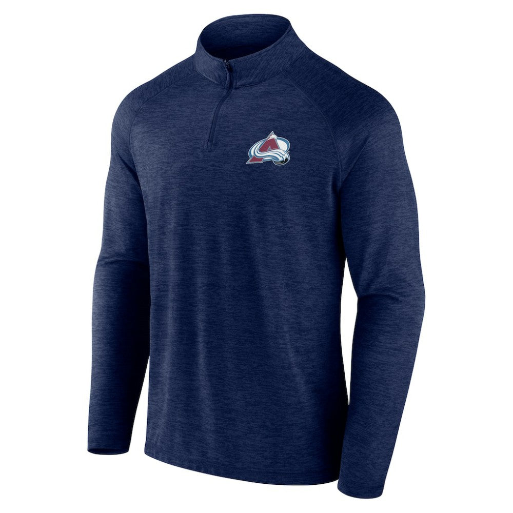 Colorado Avalanche Logo Athletic Head-to-Head Raglan Quarter-Zip Top -  NHL