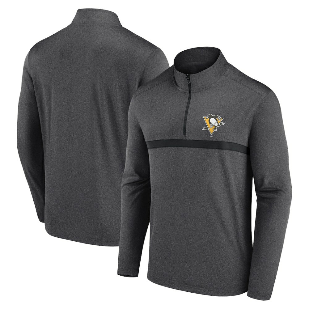 Pittsburgh Penguins Logo Athletic Head-to-Head Raglan Quarter-Zip Top -  NHL
