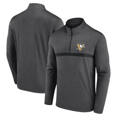 Pittsburgh Penguins Logo Athletic Head-to-Head Raglan Quarter-Zip Top -  NHL