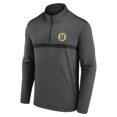 Boston Bruins Logo Athletic Head-to-Head Raglan Quarter-Zip Top -  NHL