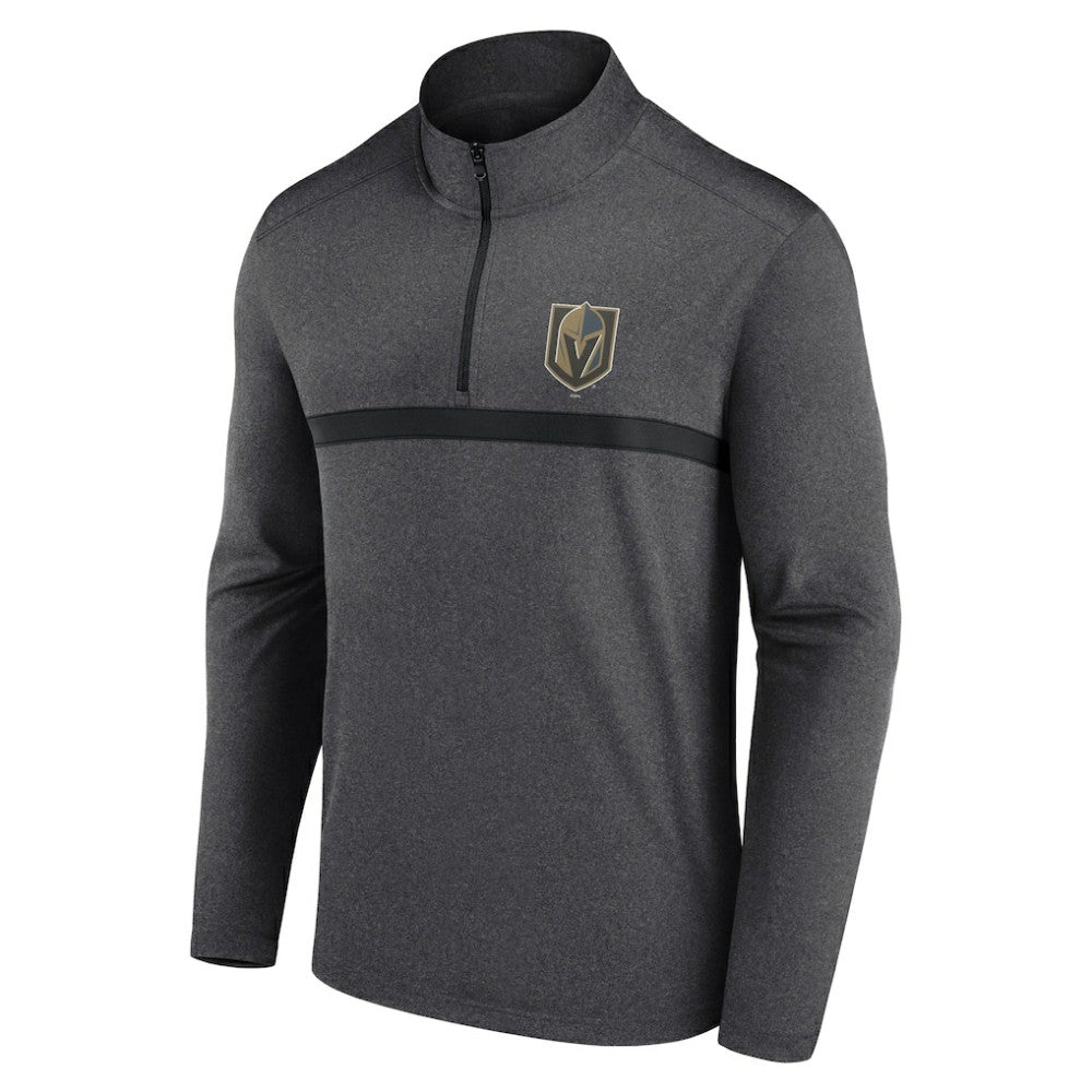 Vegas Golden Knights Logo Athletic Head-to-Head Raglan Quarter-Zip Top -  NHL