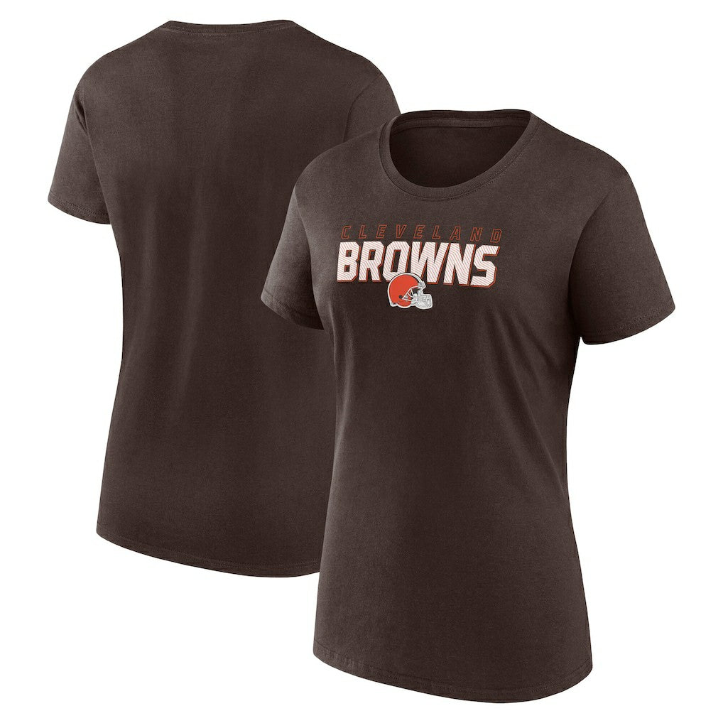Cleveland Browns Logo Athletic Women's Lean T-Shirt | NFL On sale