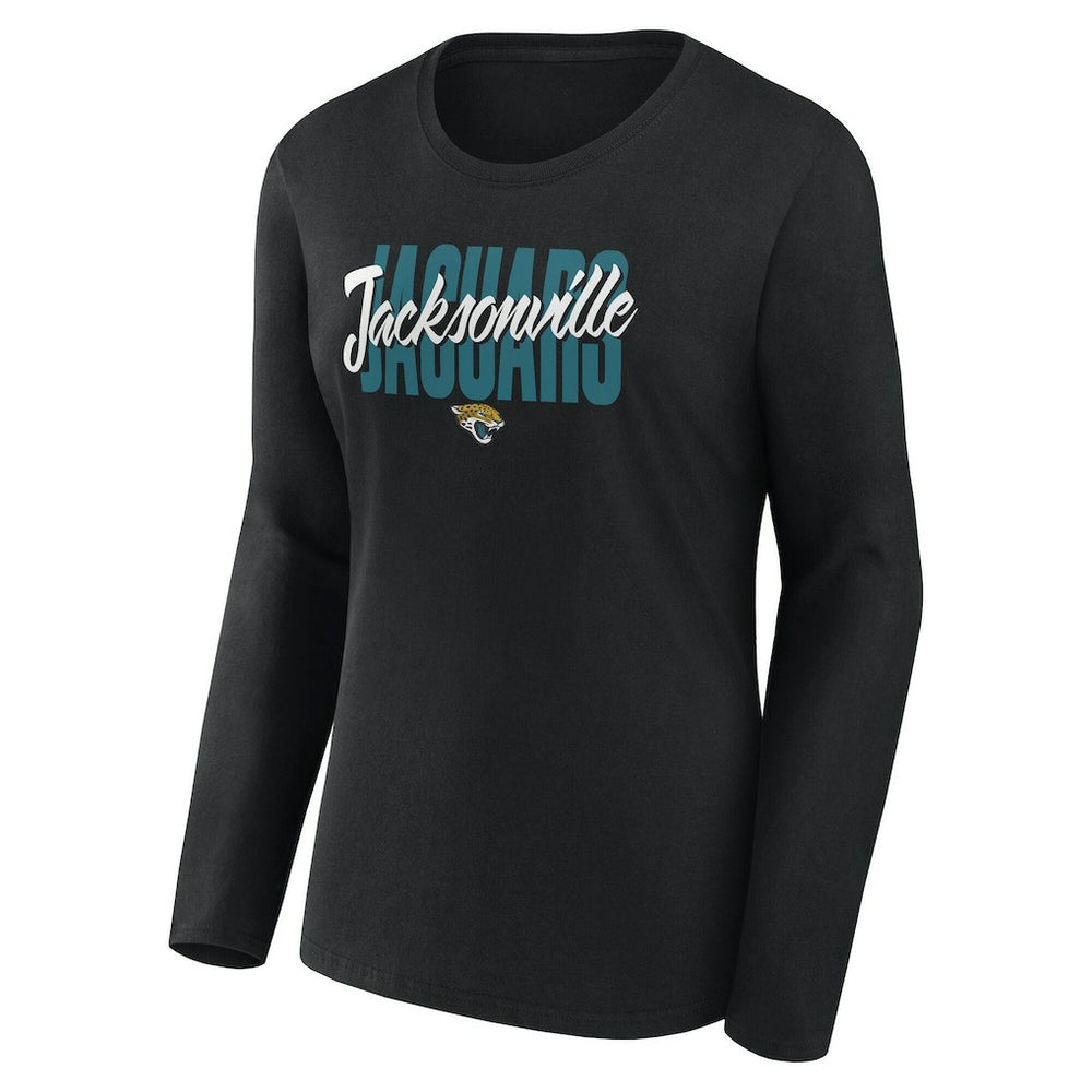 Jacksonville Jaguars Logo Athletic Women's Grip Long Sleeve T-Shirt | NFL Online