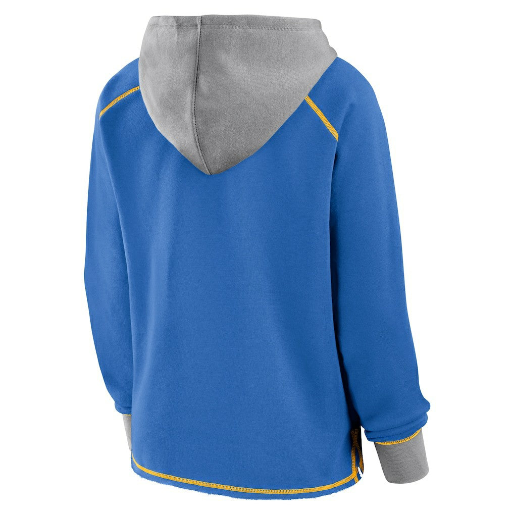 Los Angeles Chargers Logo Athletic Women's Boom Fleece Pullover V-Neck Hoodie | NFL Online