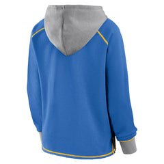 Los Angeles Chargers Logo Athletic Women's Boom Fleece Pullover V-Neck Hoodie | NFL Online