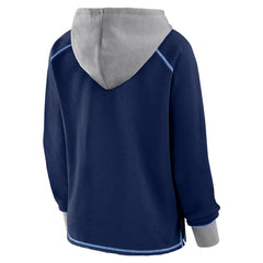 Tennessee Titans Logo Athletic Women's Boom Fleece Pullover V-Neck Hoodie | NFL Near me