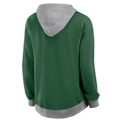 New York Jets Logo Athletic Women's Hit It French Terry Full-Zip Hoodie | NFL Outlet