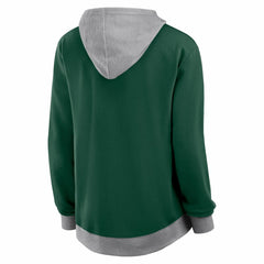 Green Bay Packers Logo Athletic Women's Hit It French Terry Full-Zip Hoodie | NFL US
