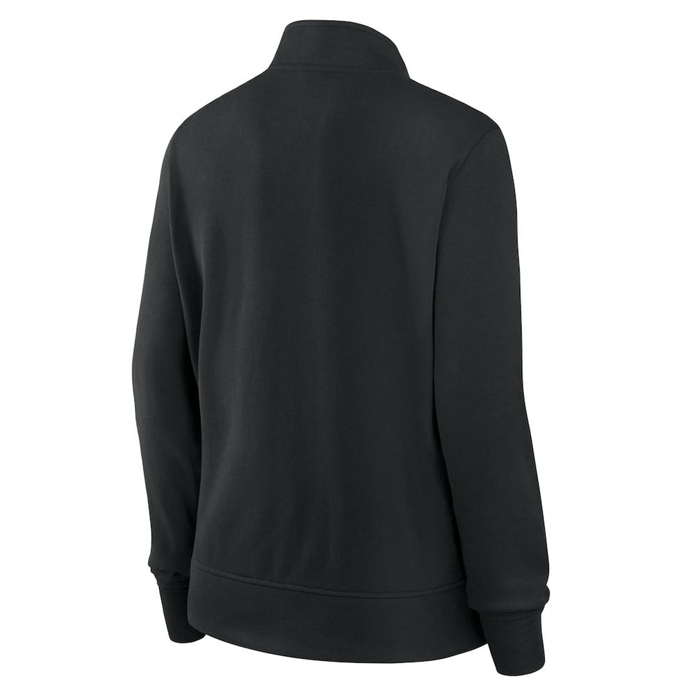 Cincinnati Bengals Logo Athletic Women's Velocity Quarter-Zip Jacket | NFL Outlet