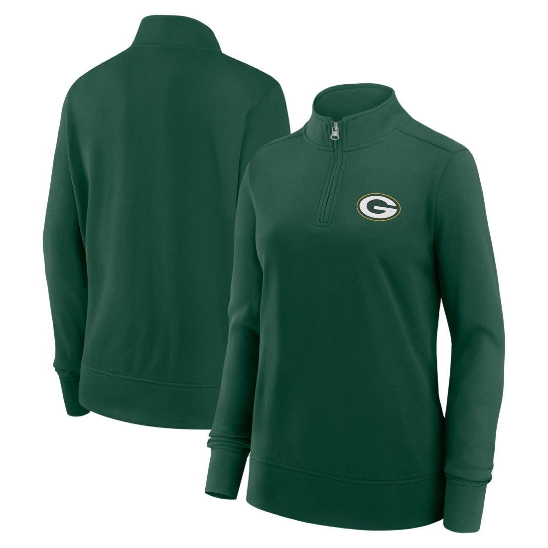 Green Bay Packers Logo Athletic Women's Velocity Quarter-Zip Jacket | NFL Online