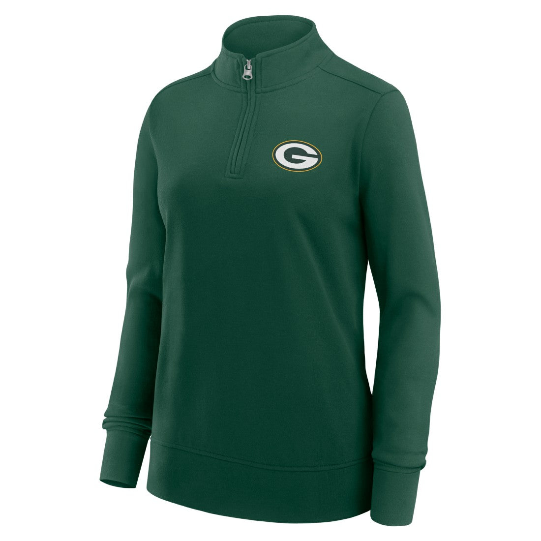 Green Bay Packers Logo Athletic Women's Velocity Quarter-Zip Jacket | NFL Online