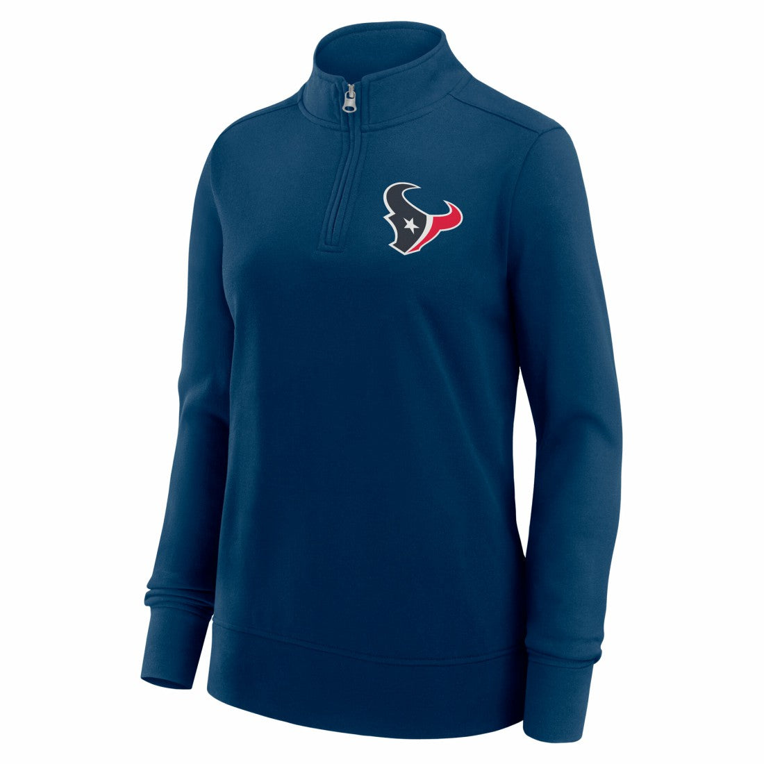 Houston Texans Logo Athletic Women's Velocity Quarter-Zip Jacket | NFL Outlet