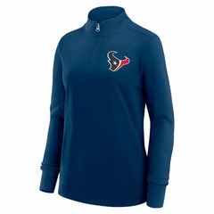 Houston Texans Logo Athletic Women's Velocity Quarter-Zip Jacket | NFL Outlet