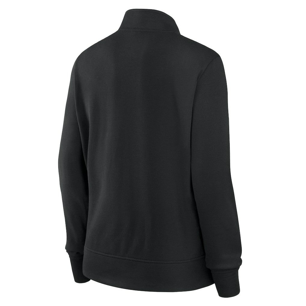 New Orleans Saints Logo Athletic Women's Velocity Quarter-Zip Jacket | NFL Sale
