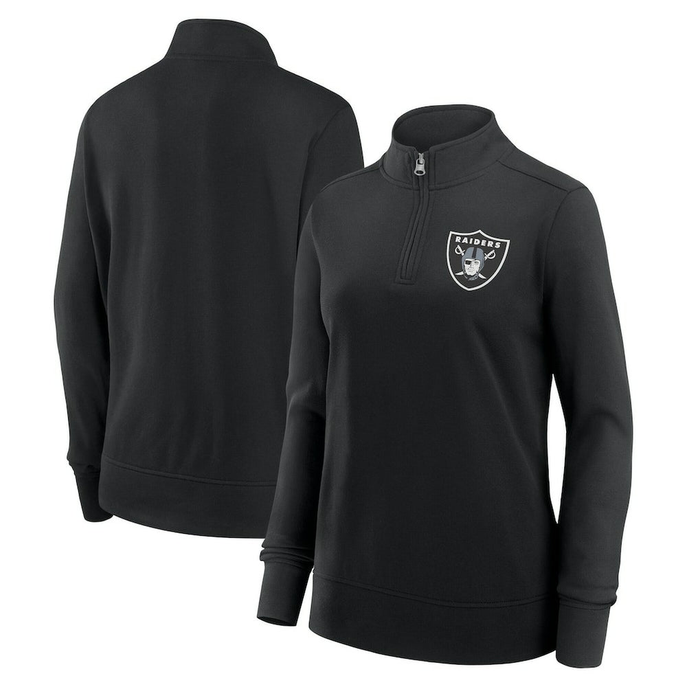 Las Vegas Raiders Logo Athletic Women's Velocity Quarter-Zip Jacket | NFL Sale