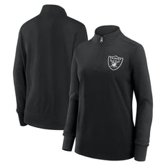 Las Vegas Raiders Logo Athletic Women's Velocity Quarter-Zip Jacket | NFL Sale