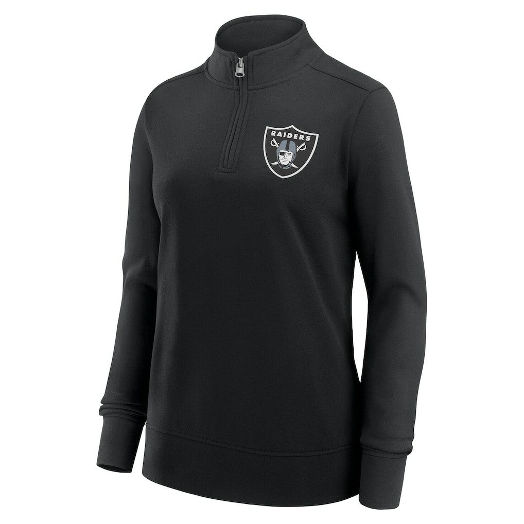 Las Vegas Raiders Logo Athletic Women's Velocity Quarter-Zip Jacket | NFL Sale
