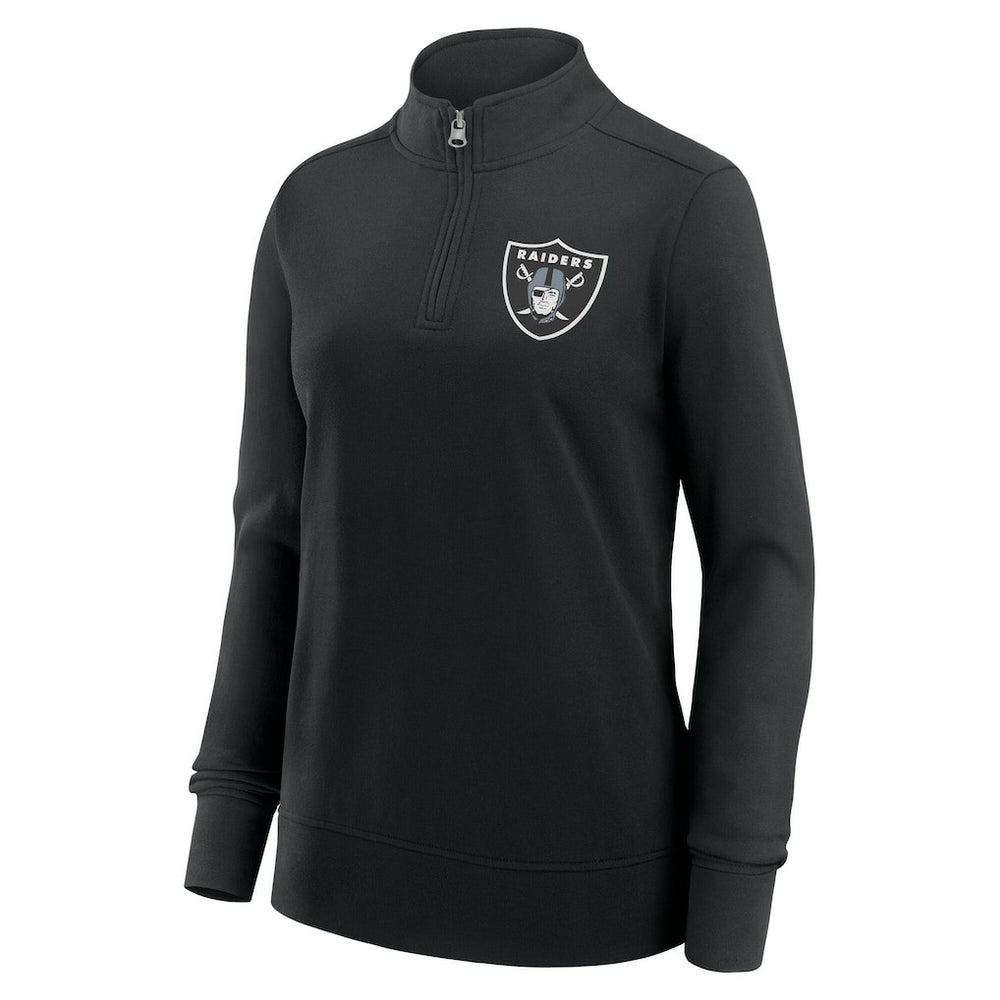 Las Vegas Raiders Logo Athletic Women's Velocity Quarter-Zip Jacket | NFL Sale