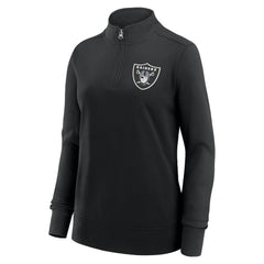Las Vegas Raiders Logo Athletic Women's Velocity Quarter-Zip Jacket | NFL Sale