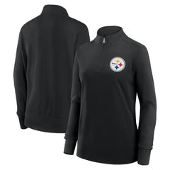 Pittsburgh Steelers Logo Athletic Women's Velocity Quarter-Zip Jacket | NFL Sale