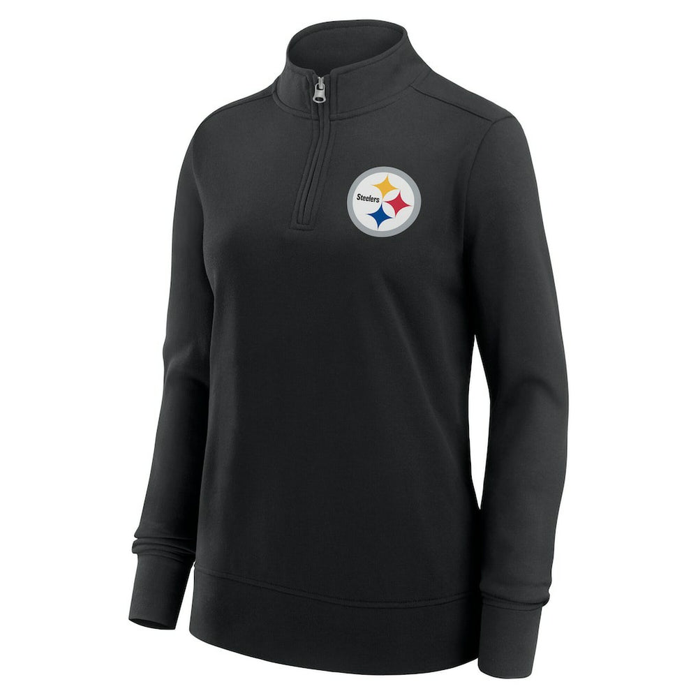 Pittsburgh Steelers Logo Athletic Women's Velocity Quarter-Zip Jacket | NFL Sale