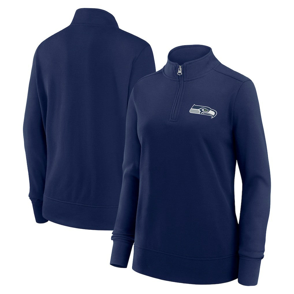 Seattle Seahawks Logo Athletic Women's Velocity Quarter-Zip Jacket | NFL Near me