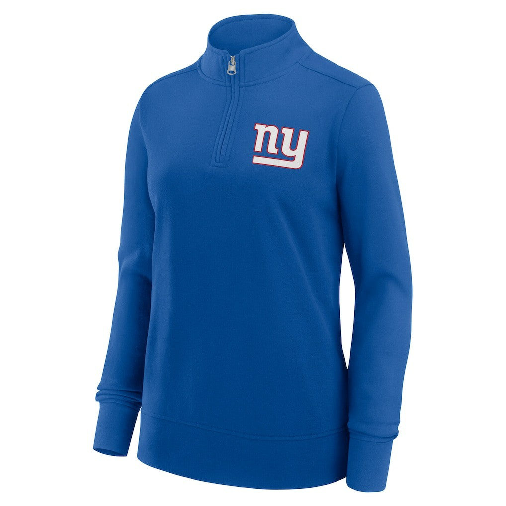 New York Giants Logo Athletic Women's Velocity Quarter-Zip Jacket | NFL US