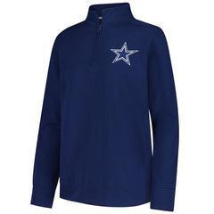 Dallas Cowboys Logo Athletic Women's Velocity Quarter-Zip Jacket | NFL US