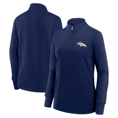 Denver Broncos Logo Athletic Women's Velocity Quarter-Zip Jacket | NFL Discount