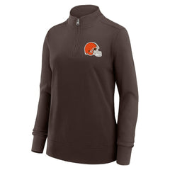 Cleveland Browns Logo Athletic Women's Velocity Quarter-Zip Jacket | NFL Near me